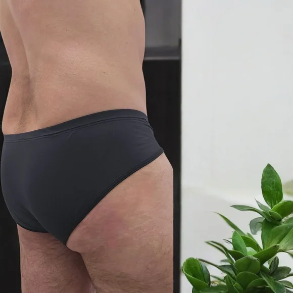 Men's Black Brief Underwear - Picture 4 of 4
